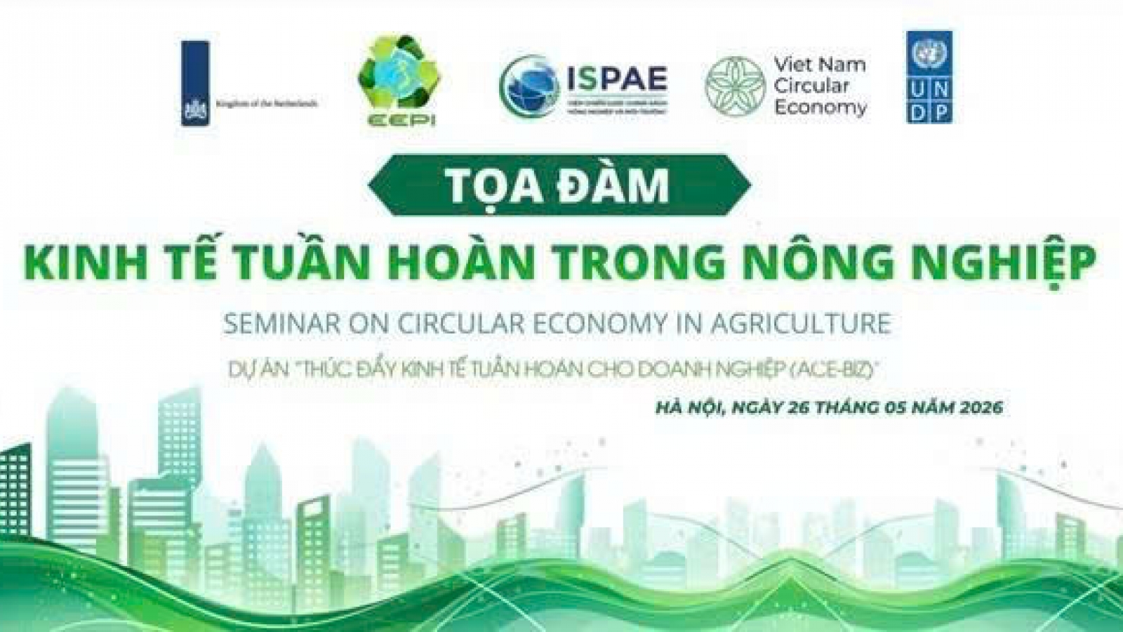 Seminar on circular economy in agriculture to be held in Hanoi